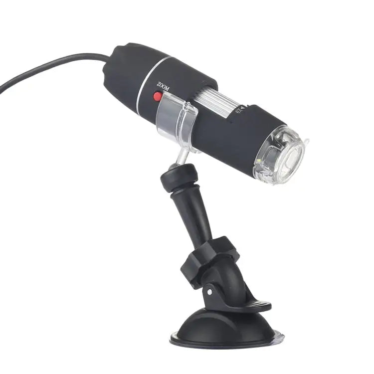 1600X Magnifier HD 0.3MP Image Sensor 2 in 1 USB Digital Microscope with 8 LED & Professional Stand 1600X - 1600X