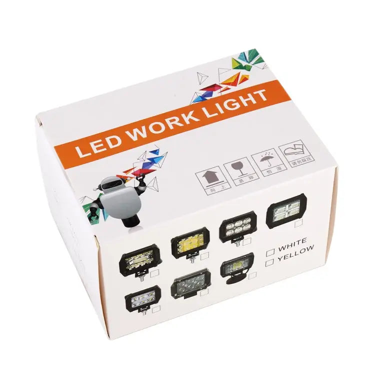 18W 6 LED White Light Floodlight Engineering Lamp / Waterproof IP67 SUVs Light DC 10-30V - 6 LED Floodlight