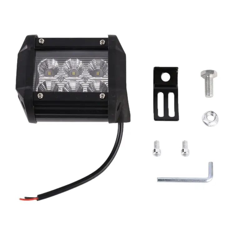 18W 6 LED White Light Floodlight Engineering Lamp / Waterproof IP67 SUVs Light DC 10-30V - 6 LED Floodlight