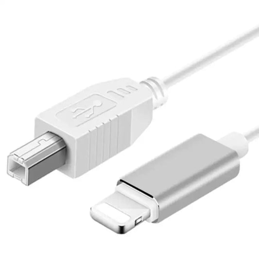 1m 8 Pin to USB-B MIDI Cable for iPad / iPhone - 8 Pin