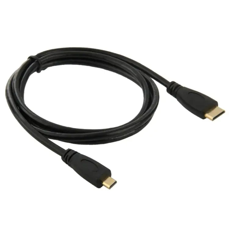 1m Mini HDMI Male to Micro HDMI Male Adapter Cable Mini HDMI Male Length: 1m - Mini HDMI Male, Length: 1m