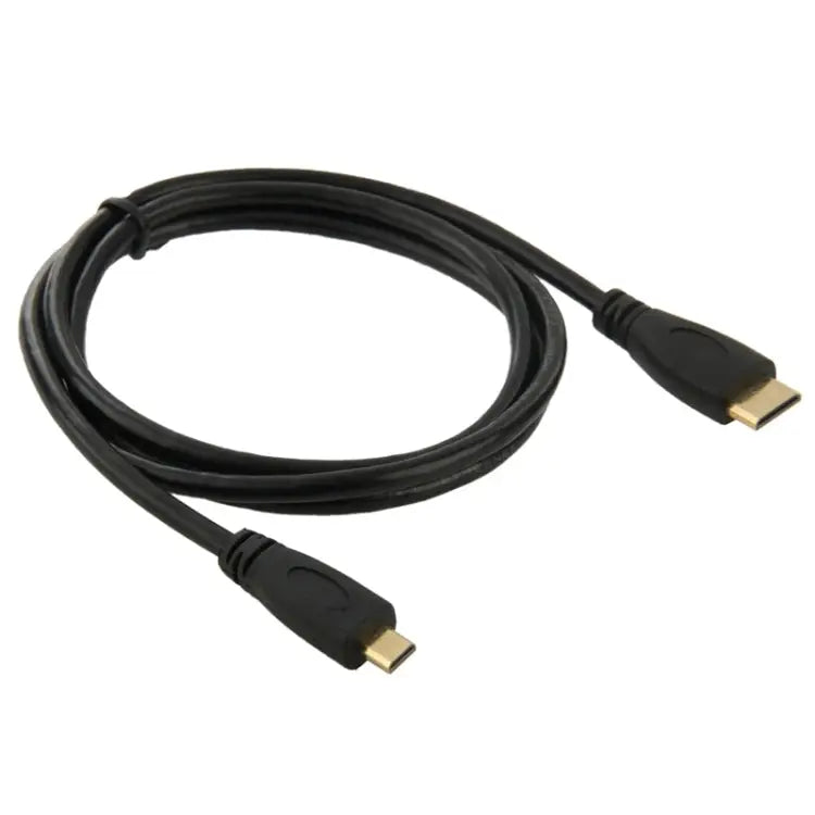 1m Mini HDMI Male to Micro HDMI Male Adapter Cable Mini HDMI Male Length: 1m - Mini HDMI Male, Length: 1m