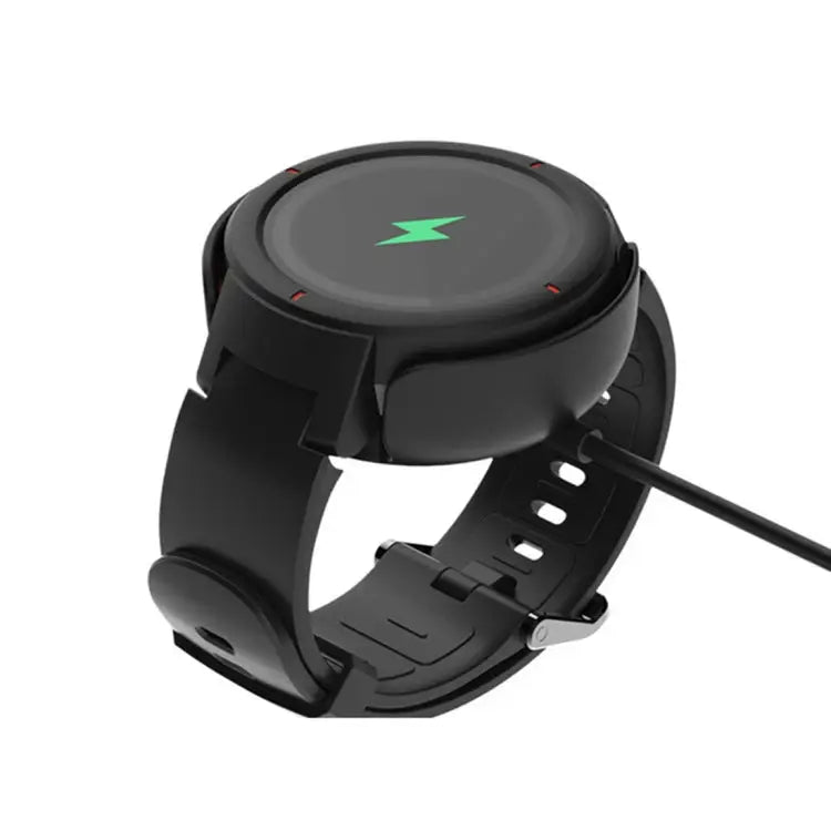 1m Portable Smart Watch Cradle Charger USB Charging Cable for Amazfit A1801 For Amazfit A1801 /Black - For Amazfit