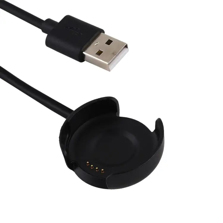 1m Portable Smart Watch Cradle Charger USB Charging Cable for Amazfit A1801 For Amazfit A1801 /Black - For Amazfit