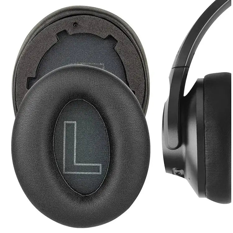 1pair For Anker Soundcore Life Q20 Headphones Leather Sponge Cover Earpads For Anker Soundcore Life Q20 - For Anker