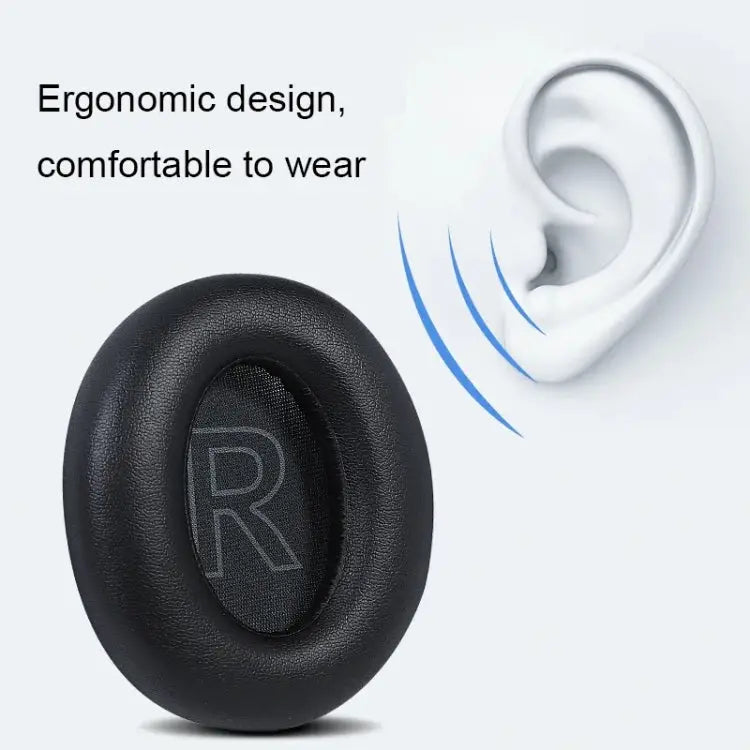 1pair For Anker Soundcore Life Q30 Headphone Leather Case Sponge Earmuffs For Anker Soundcore Life Q30 - For Anker