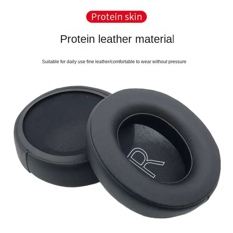 1pair For Microsoft Xbox Series Headphones Leather Foam Cover Earmuffs Leather Black - Leather Black - Apple Accessories