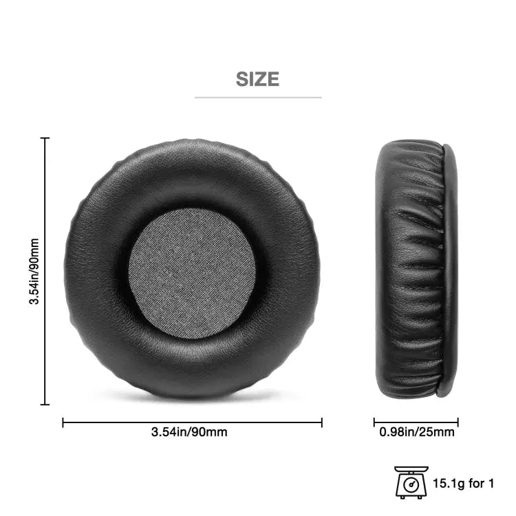1pair Headphone Leather Sponge Cover Earmuffs For Pioneer HDJ-X5 / HDJ-X7 / HDJ-X10 - Apple Accessories