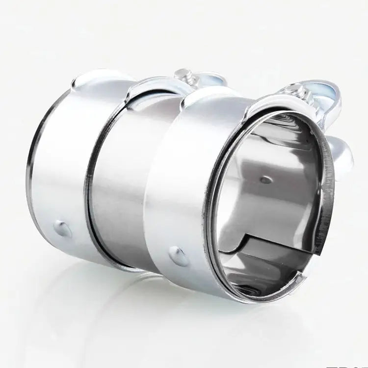 2.0 inch Car Turbo Exhaust Downpipe Low carbon Stainless Steel Lap Joint Band Clamp - 2.0 inch (Low carbon)