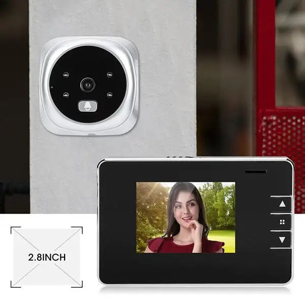 2.8Y 2.8 inch Screen 0.3MP Security Camera Peephole Viewer Digital Peephole Door Bell 2.8Y - 2.8Y