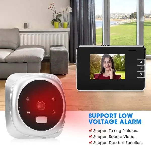 2.8Y 2.8 inch Screen 0.3MP Security Camera Peephole Viewer Digital Peephole Door Bell 2.8Y - 2.8Y