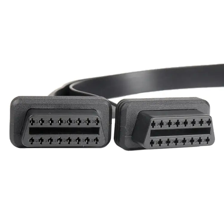 2 in 1 16PIN Car Straight Head OBD Diagnostic Extended Cable OBD2 Cable Straight Head - Straight Head