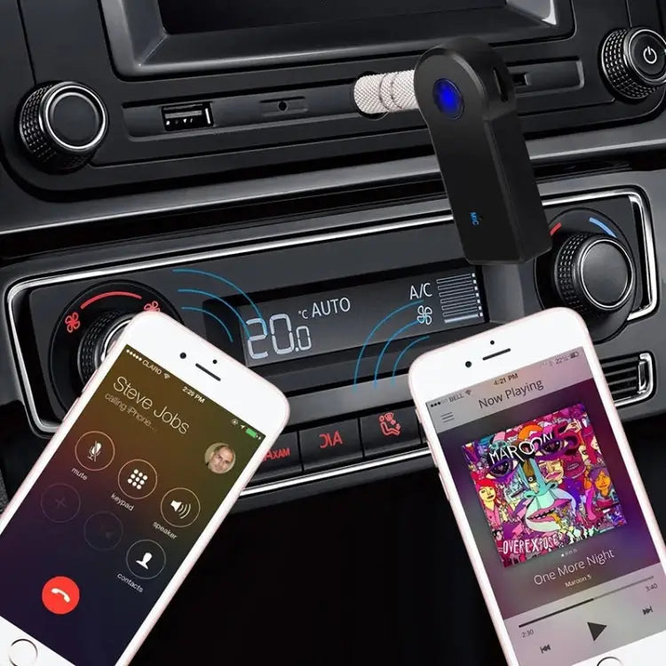 2 in 1 3.5mm AUX Metal Adapter + USB Car Bluetooth 4.1 Wireless Bluetooth Receiver Audio Receiver Converter Audio