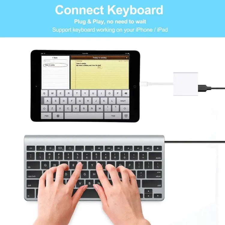 2 in 1 8 Pin Male to 8 Pin / USB3.0 Female Camera Adapter 2 in 1 8 Pin to USB Adapter - 2 in 1 8 Pin to USB Adapter