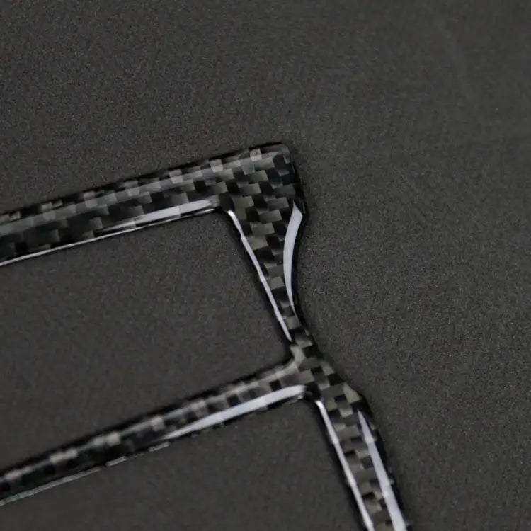 2 in 1 Car Carbon Fiber Solid Color Reading Light Decorative Sticker for BMW E70 X5 / E71 X6 2008-2013 Left and Right