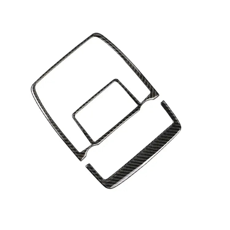 2 in 1 Car Carbon Fiber Solid Color Reading Light Decorative Sticker for BMW E70 X5 / E71 X6 2008-2013 Left and Right