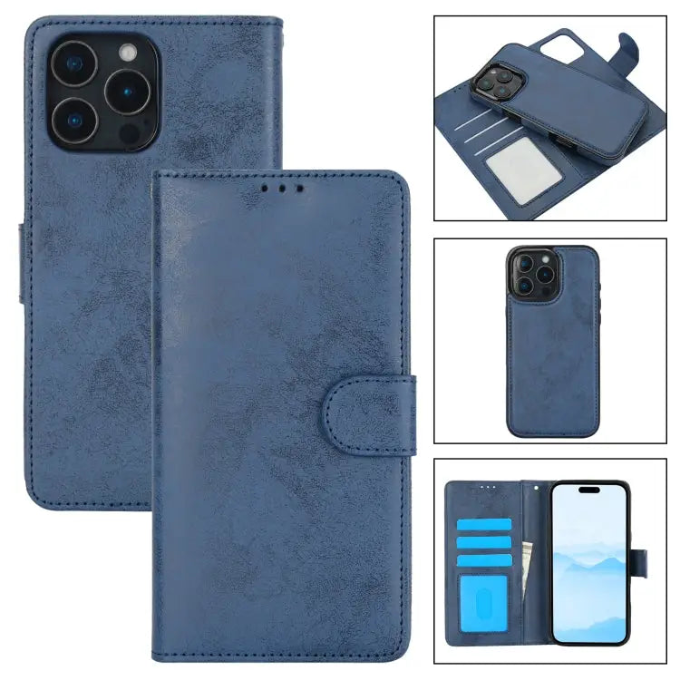 2 in 1 Detachable Phone Leather Case For iPhone 16 Pro Max For iPhone 16 Pro For iPhone 16 Plus For iPhone 16