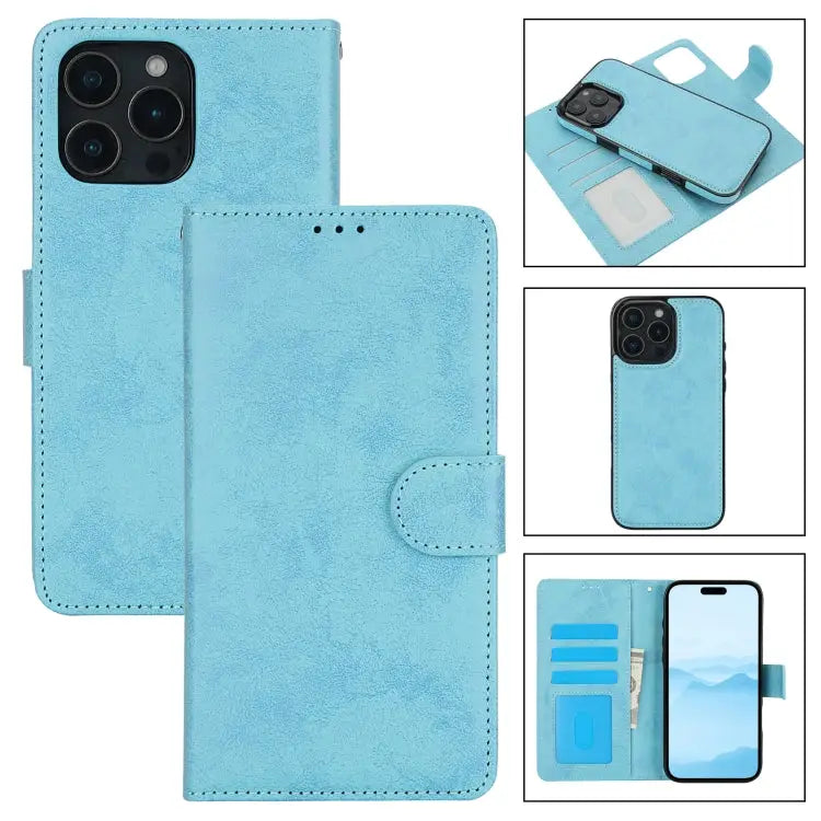 2 in 1 Detachable Phone Leather Case For iPhone 16 Pro Max For iPhone 16 Pro For iPhone 16 Plus For iPhone 16