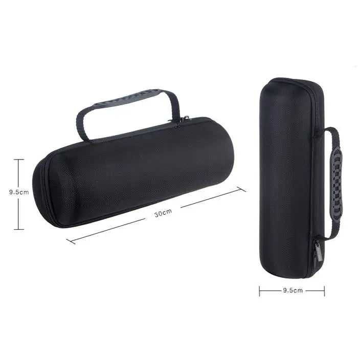 2 in 1 Hard PU Carry Zipper Storage Box Bag + Soft Silicone Cover for JBL Charge 3 Bluetooth Speaker with Shoulder