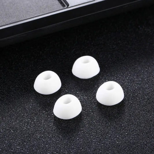 2 Pairs Soft Silicone Ear Caps with Net for AirPods Earphones S M L - S - Apple Accessories