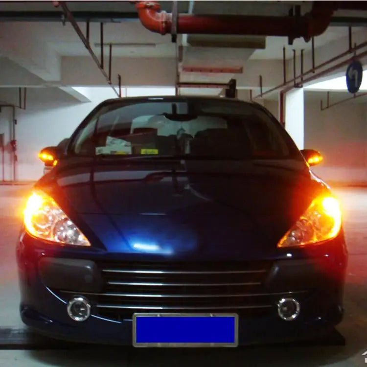 2 PCS 1156 / BA15S DC9-16V / 8.2W / 6000K / 655LM Car Auto Reversing Lights / Turn Light 66LEDs SMD-2016 Lamps 1156