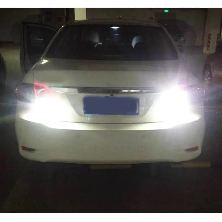 2 PCS 1156 / BA15S DC9-16V / 8.2W / 6000K / 655LM Car Auto Reversing Lights / Turn Light 66LEDs SMD-2016 Lamps 1156