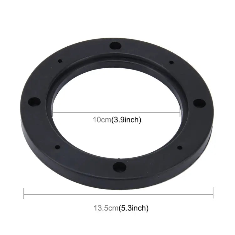 2 PCS 4 inch Car Auto ABS Loudspeaker Base Protection Hollow Cover Holder Mat Inner Diameter: 10cm 10cm - 10cm
