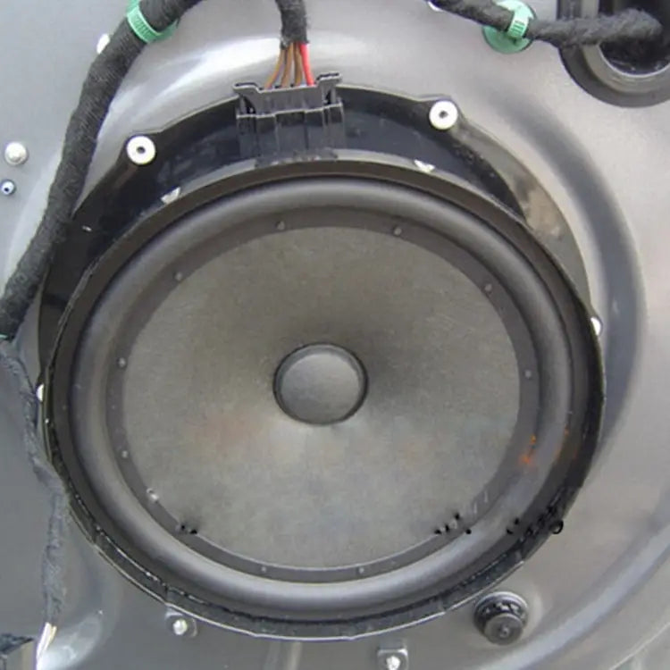 2 PCS 4 inch Car Auto ABS Loudspeaker Base Protection Hollow Cover Holder Mat Inner Diameter: 10cm 10cm - 10cm