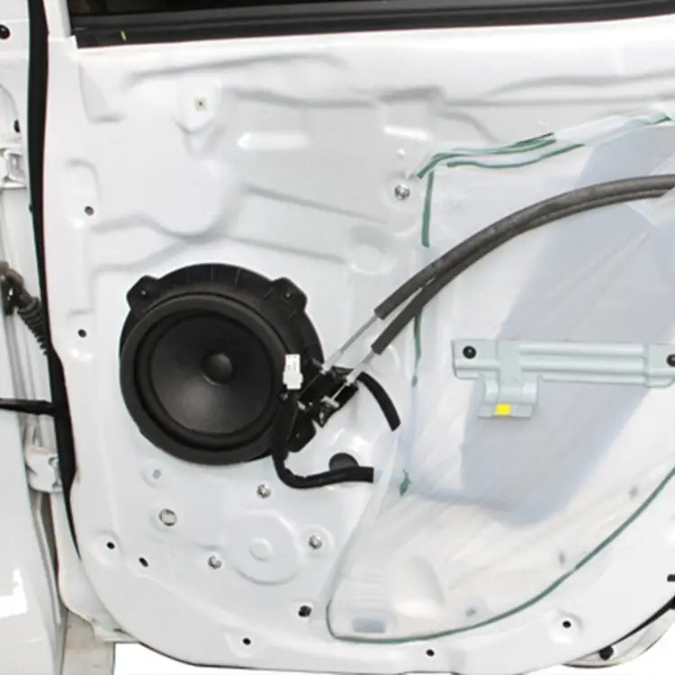 2 PCS 4 inch Car Auto ABS Loudspeaker Base Protection Hollow Cover Holder Mat Inner Diameter: 10cm 10cm - 10cm