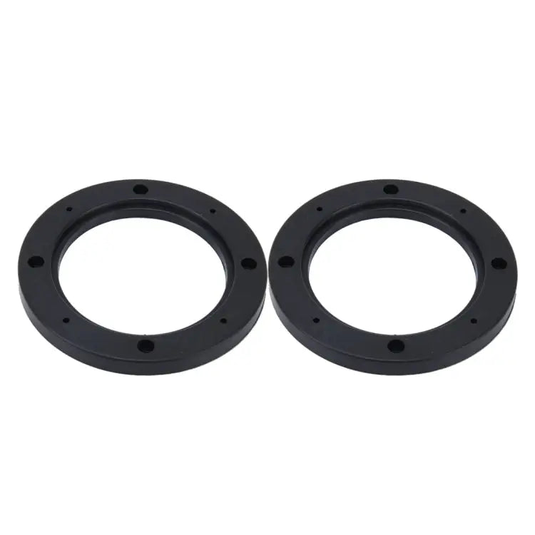 2 PCS 4 inch Car Auto ABS Loudspeaker Base Protection Hollow Cover Holder Mat Inner Diameter: 10cm 10cm - 10cm