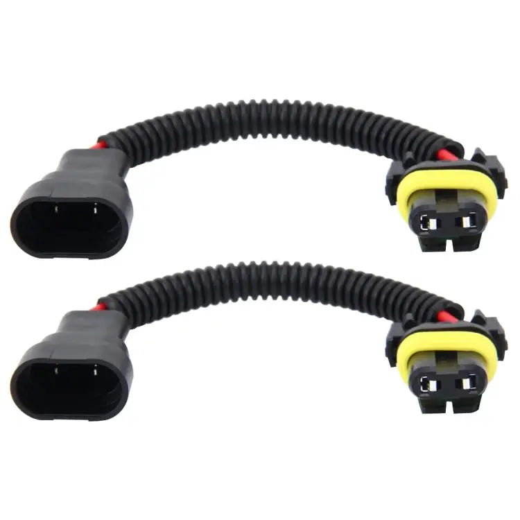 2 PCS 9005/9006 Car HID Xenon Headlight Male to Female Conversion Cable 9005/9006 - 9005/9006