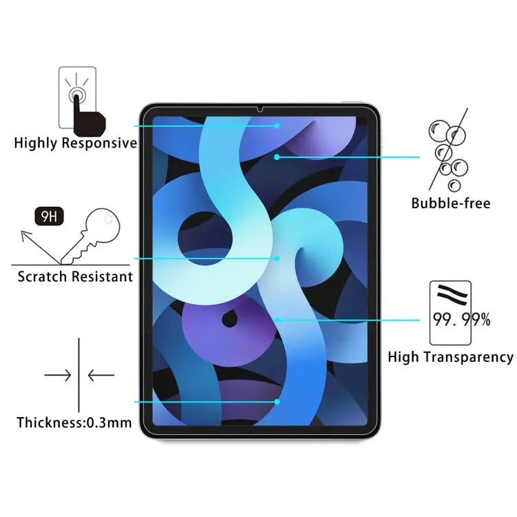 2 PCS 9H 2.5D Explosion-proof Tempered Glass Film For iPad mini 6 (2 PCS) - For iPad mini 6 (2 PCS) - Apple Accessories