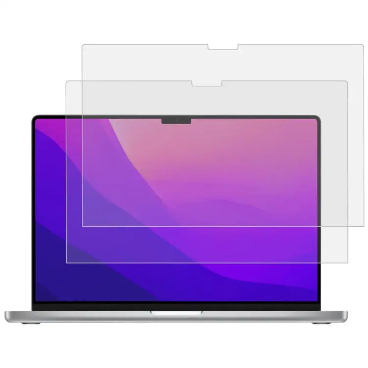 2 PCS 9H Laptop Screen Explosion-proof Tempered Glass Protective Film For MacBook Pro 14.2 inch A2442 For MacBook Pro