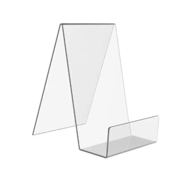 2 PCS Acrylic Display Stand Transparent Book Shelf Photo Frame Holder - 100 x 115 x 145mm