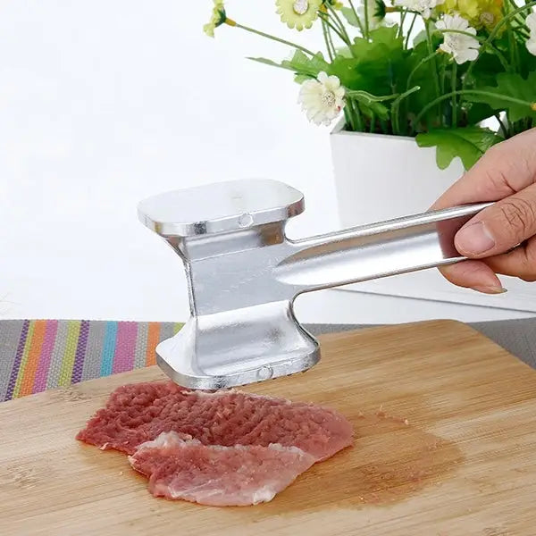 2 PCS Aluminum Alloy Loose Tenderizers Meat Hammer Steak Pork Kitchen Tools Middle Size: 5.0 x 22.5cm Middle Size: 5.0