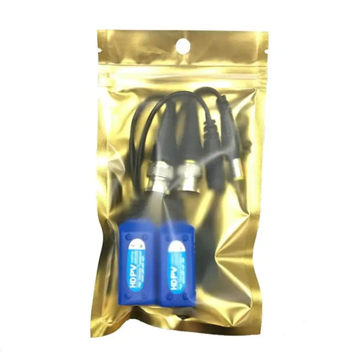 2 PCS Anpwoo 500PV Spliceable 2 in 1 Power + Video Balun HD-CVI/AHD/TVI Passive Twisted Transceiver 500PV - 500PV
