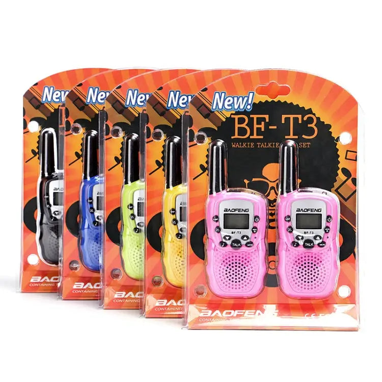 2 PCS BaoFeng BF-T3 1W Children Single Band Radio Handheld Walkie Talkie with Monitor Function EU Plug BF-T3 EU Plug
