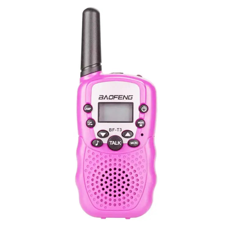 2 PCS BaoFeng BF-T3 1W Children Single Band Radio Handheld Walkie Talkie with Monitor Function US Plug BF-T3 US Plug