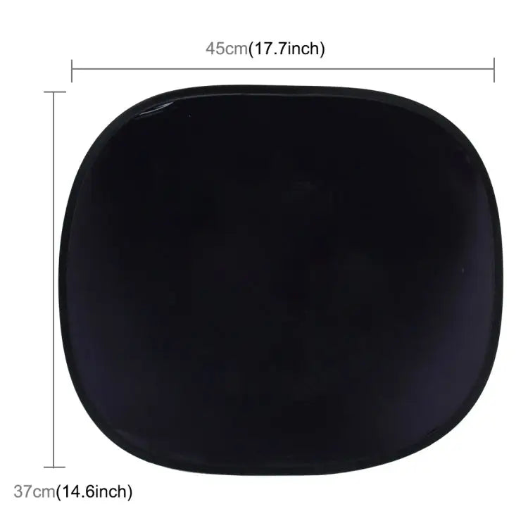 2 PCS Car Auto Sun Shades Side Window Sunshade Cover Block Static Cling Visor Shield Size: 45cm×37cm 45cm×37cm