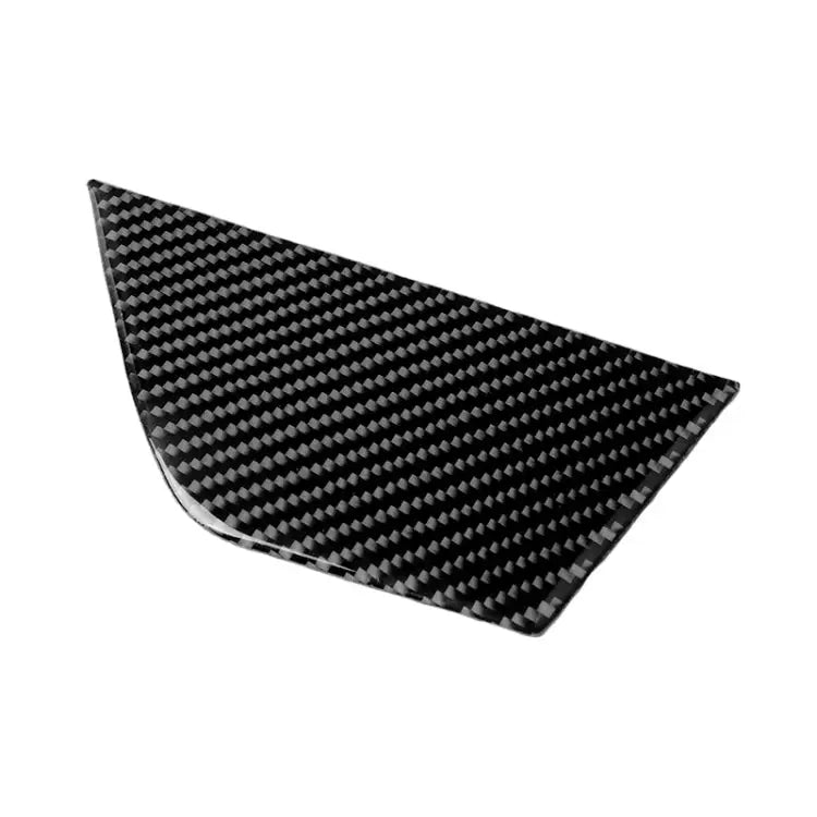 2 PCS Car Carbon Fiber Left Drive Seat Adjustment Panel Decorative Sticker for Mercedes-Benz W204 2007-2013 Left Drive