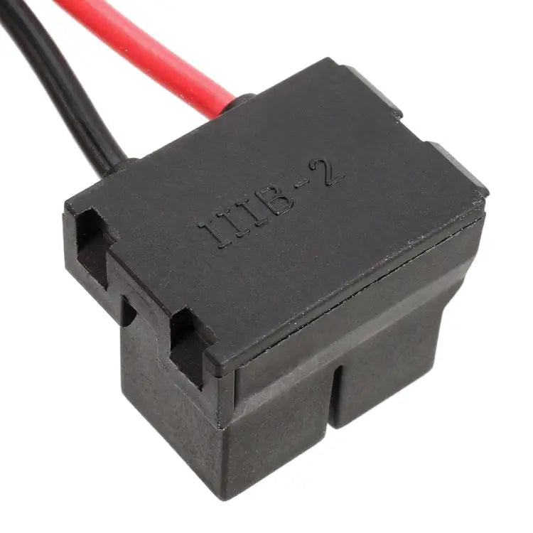 2 PCS Car H7 Ceramics Elbow Bulb Holder Base Female Socket with Wire H7 (Ceramics) - H7 (Ceramics)