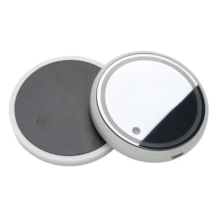 2 PCS Car LED Luminous Water Coaster Car Atmosphere Light USB Charging Non-Slip Coaster Car Luminous Water Coaster
