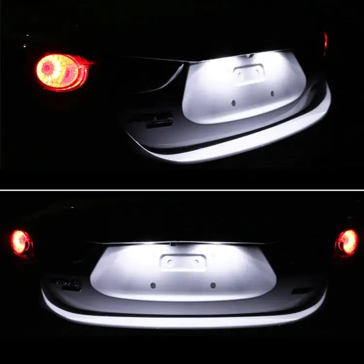 2 PCS DC 12V 3W 150LM 6000K LED License Plate Light 18LEDs SMD-4014 Bulbs Lamps for Chevrolet For Chevrolet
