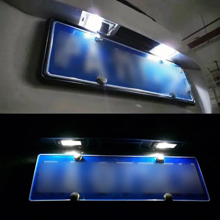 2 PCS DC 12V 3W 150LM 6000K LED License Plate Light 18LEDs SMD-4014 Bulbs Lamps for Chevrolet For Chevrolet