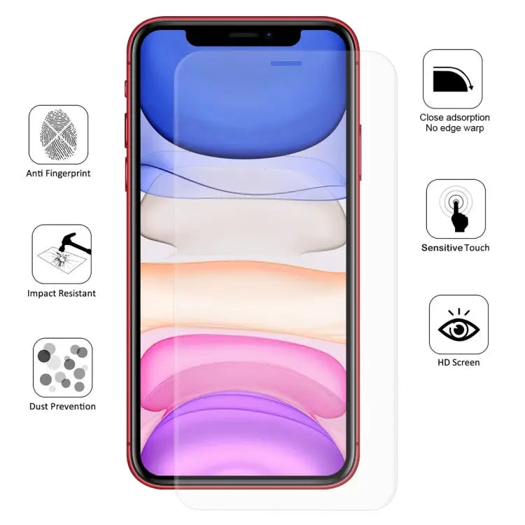 2 PCS ENKAY Hat-Prince 0.1mm 3D Full Screen Protector Explosion-proof Hydrogel Film For iPhone 11 / iPhone XR