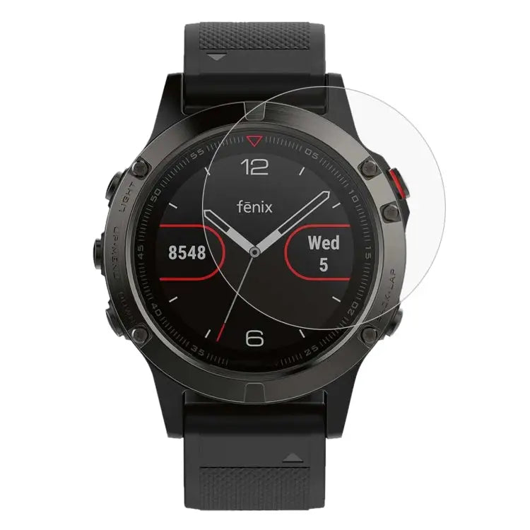 2 PCS ENKAY Hat-Prince for Garmin Fenix 5 Smart Watch 0.2mm 9H Surface Hardness 2.15D Explosion-proof Tempered Glass