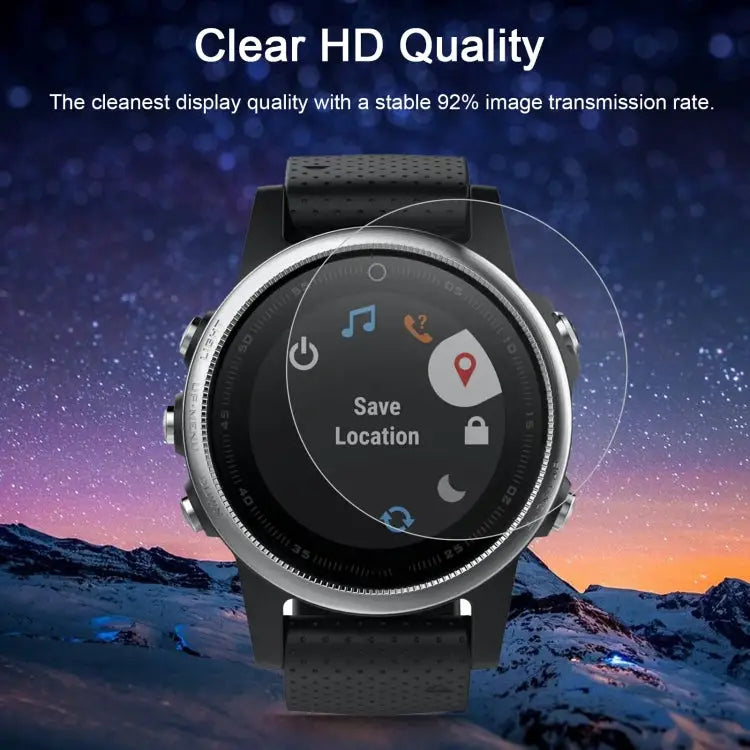 2 PCS ENKAY Hat-Prince for Garmin Fenix 5S Smart Watch 0.2mm 9H Surface Hardness 2.15D Explosion-proof Tempered Glass