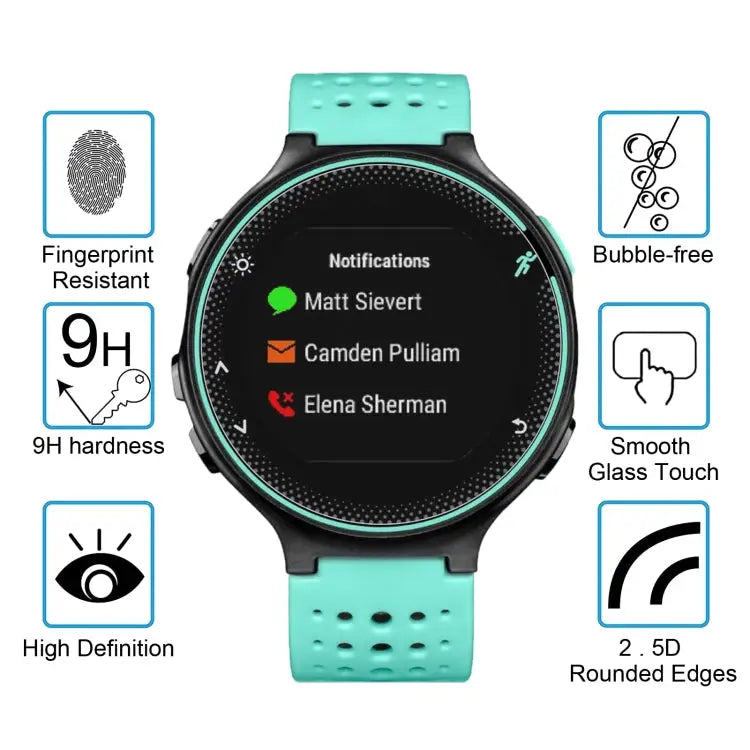 2 PCS ENKAY Hat-Prince for Garmin Forerunner 235 Smart Watch 0.2mm 9H Surface Hardness 2.15D Explosion-proof Tempered