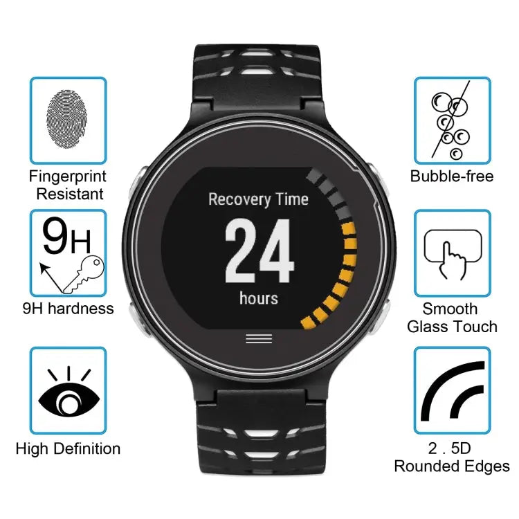 2 PCS ENKAY Hat-Prince for Garmin Forerunner 630 Smart Watch 0.2mm 9H Surface Hardness 2.15D Explosion-proof Tempered