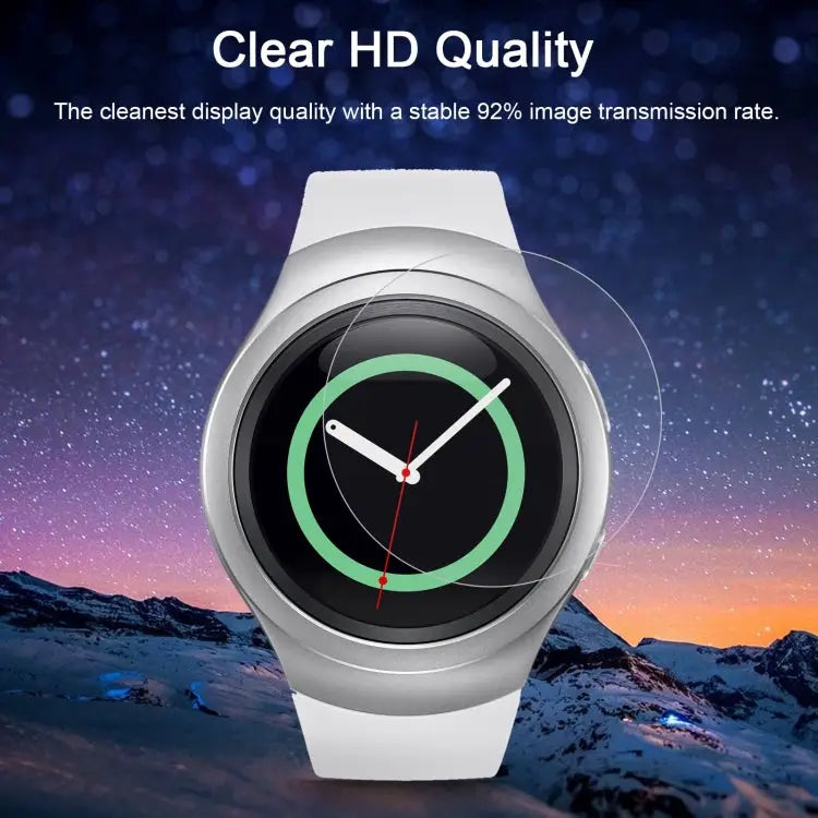 2 PCS ENKAY Hat-Prince for Samsung Gear S2 Smart Watch 0.2mm 9H Surface Hardness 2.15D Explosion-proof Tempered Glass